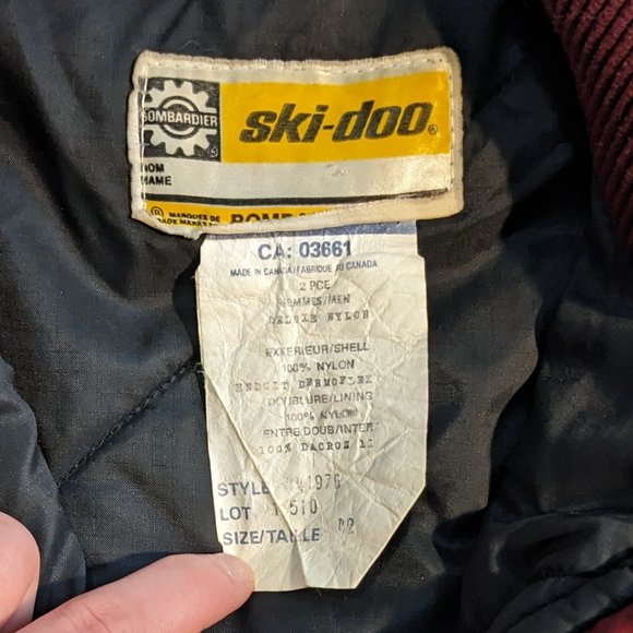 Red Ski-Doo Bomber Jacket - Picture 2 of 4